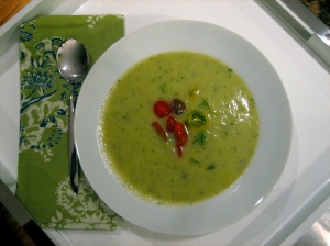Zucchini and Fennel Soup - ready to eat!