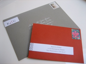 reply card envelope